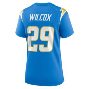 Chris Wilcox Los Angeles Chargers Nike Women's Team Game Jersey - Powder Blue