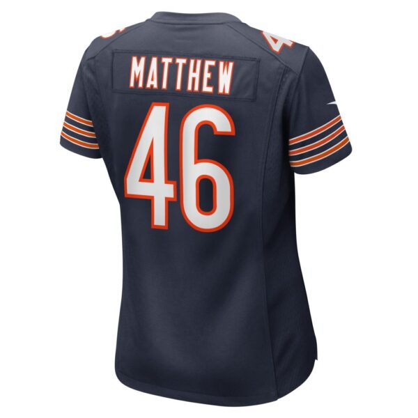 Christian Matthew Chicago Bears Nike Women's Game Jersey - Navy