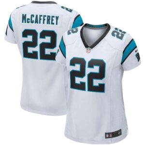 Women's Carolina Panthers Christian McCaffrey Nike White Game Player Jersey