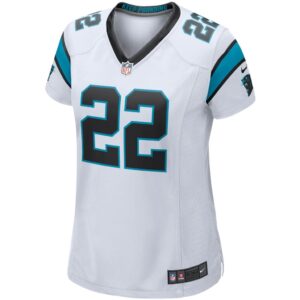 Women's Carolina Panthers Christian McCaffrey Nike White Game Player Jersey