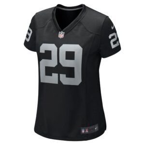 Christopher Smith II Las Vegas Raiders Nike Women's Team Game Jersey - Black