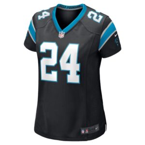 Women's Carolina Panthers C.J. Henderson Nike Black Game Player Jersey