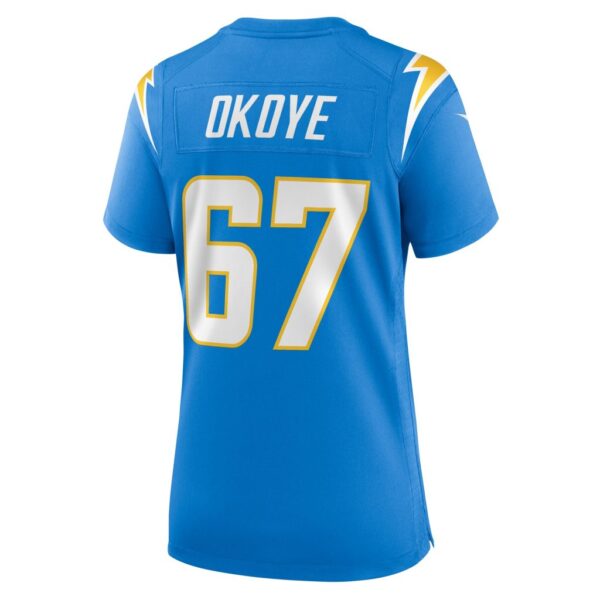 CJ Okoye Los Angeles Chargers Nike Women's Team Game Jersey - Powder Blue