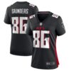 CJ Saunders Atlanta Falcons Nike Women's Team Game Jersey - Black