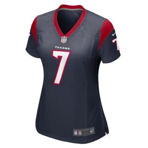 Women's Houston Texans CJ Stroud Nike Navy 2023 NFL Draft First Round Pick Game Jersey