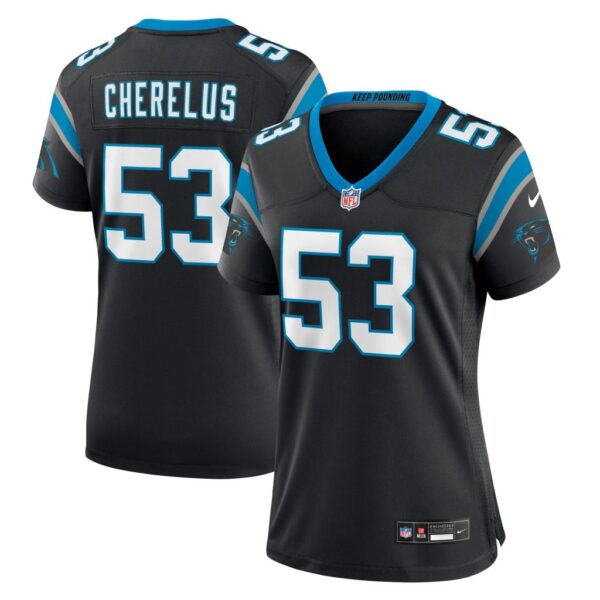 Claudin Cherelus Carolina Panthers Nike Women's Team Game Jersey - Black