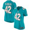 Women's Miami Dolphins Clayton Fejedelem Nike Aqua Game Jersey