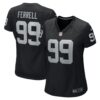 Women's Las Vegas Raiders Clelin Ferrell Nike Black Game Jersey