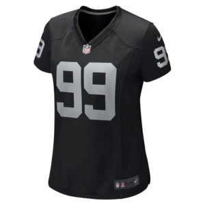 Women's Las Vegas Raiders Clelin Ferrell Nike Black Game Jersey