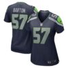 Women's Seattle Seahawks Cody Barton Nike College Navy Game Jersey