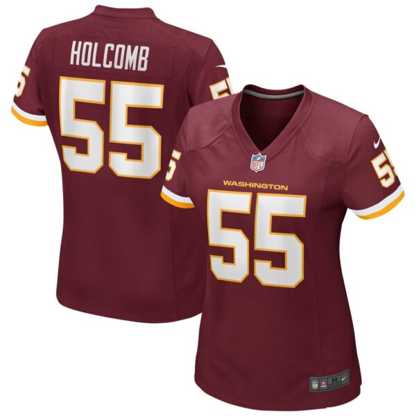 Women's Washington Football Team Cole Holcomb Nike Burgundy Game Player Jersey