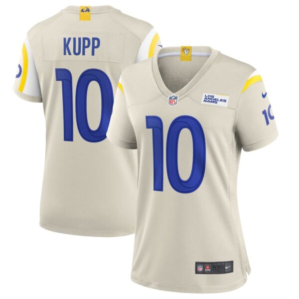 Women's Los Angeles Rams Cooper Kupp Nike Bone Game Jersey