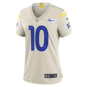 Women's Los Angeles Rams Cooper Kupp Nike Bone Player Game Jersey