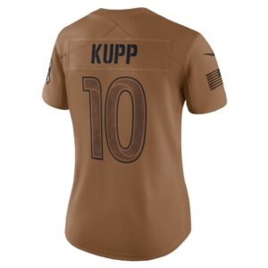 Cooper Kupp Los Angeles Rams Nike Women's 2023 Salute To Service Limited Jersey - Brown