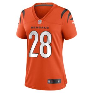 Women's Cincinnati Bengals Corey Dillon Nike Orange Retired Game Jersey