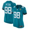 Women's Jacksonville Jaguars Corey Peters Nike Teal Home Game Player Jersey