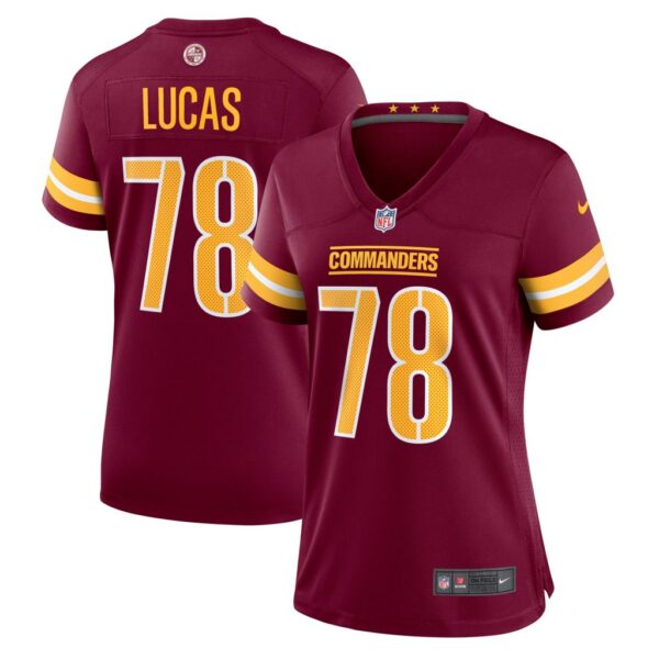 Cornelius Lucas Washington Commanders Nike Women's Game Jersey - Burgundy