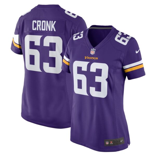 Coy Cronk Minnesota Vikings Nike Women's Team Game Jersey - Purple