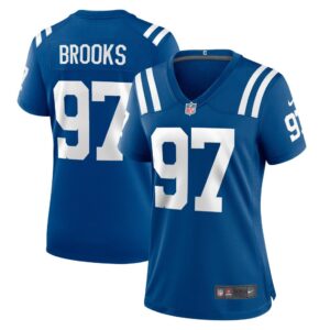 Women's Indianapolis Colts Curtis Brooks Nike Royal Player Game Jersey