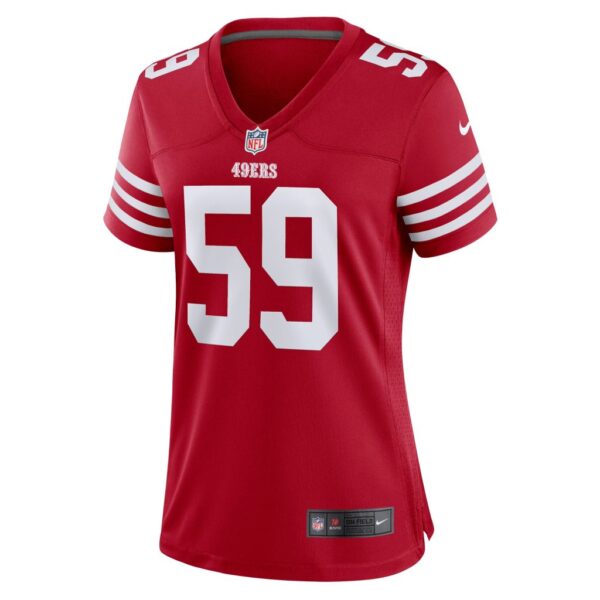 Women's San Francisco 49ers Curtis Robinson Nike Scarlet Game Player Jersey