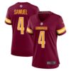 Women's Washington Commanders Curtis Samuel Nike Burgundy Game Player Jersey