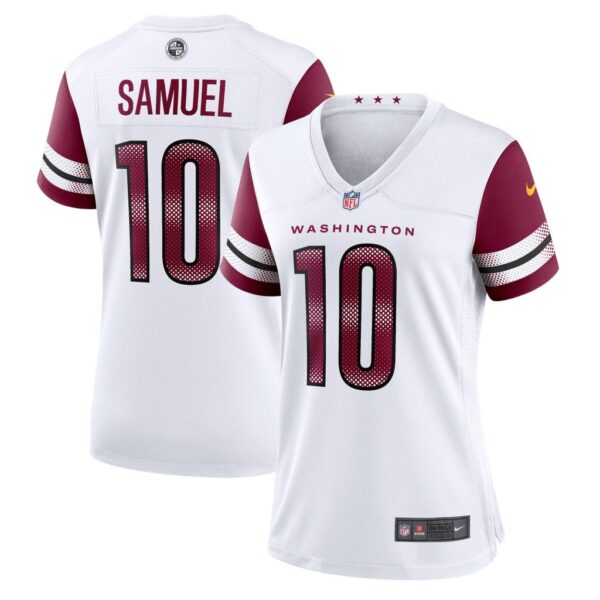 Women's Washington Commanders Curtis Samuel Nike White Away Game Player Jersey