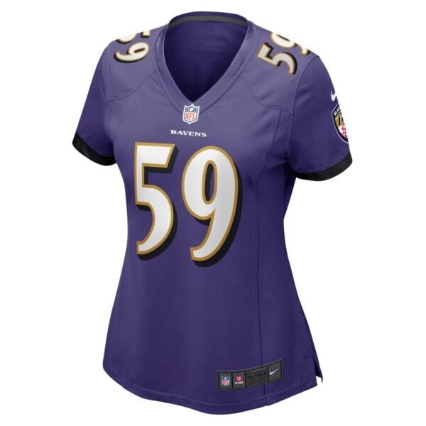 Women's Baltimore Ravens Daelin Hayes Nike Purple Game Jersey