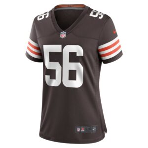 Women's Cleveland Browns Dakota Allen Nike Brown Game Player Jersey