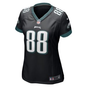 Women's Philadelphia Eagles Dallas Goedert Nike Black Game Jersey