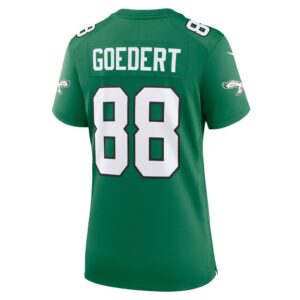 Dallas Goedert Philadelphia Eagles Nike Women's Alternate Game Jersey - Kelly Green