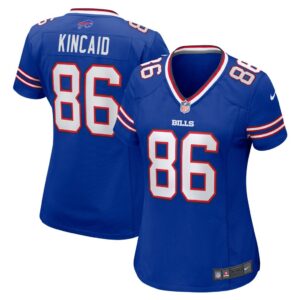 Women's Buffalo Bills Dalton Kincaid Nike Royal Home Game Jersey