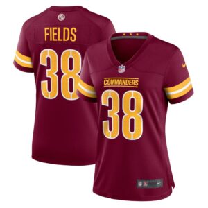 Women's Washington Commanders DaMarcus Fields Nike Burgundy Home Game Player Jersey