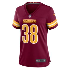 Women's Washington Commanders DaMarcus Fields Nike Burgundy Home Game Player Jersey