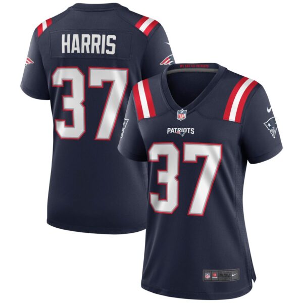 Women's New England Patriots Damien Harris Nike Navy Game Jersey