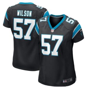 Women's Carolina Panthers Damien Wilson Nike Black Game Player Jersey