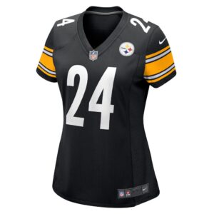 Women's Pittsburgh Steelers Damontae Kazee Nike Black Game Player Jersey