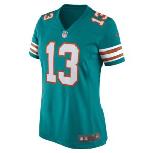 Women's Miami Dolphins Dan Marino Nike Aqua Retired Player Jersey