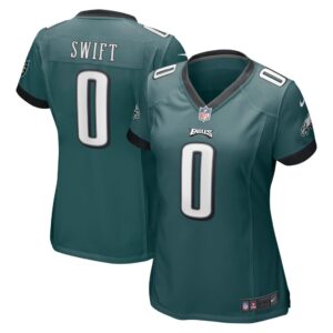 Women's Philadelphia Eagles D'Andre Swift Nike Midnight Green Game Player Jersey