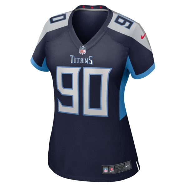 Women's Tennessee Titans DaQuan Jones Nike Navy Game Jersey