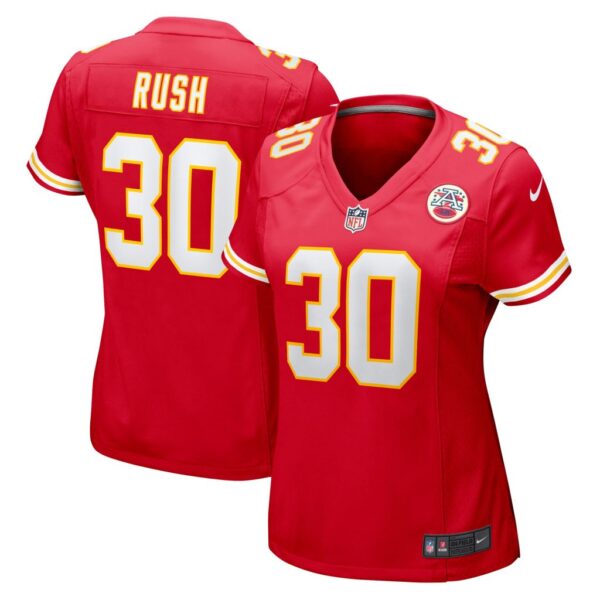 Darius Rush Kansas City Chiefs Nike Women's Team Game Jersey - Red