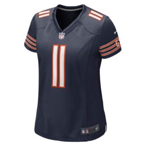 Women's Chicago Bears Darnell Mooney Nike Navy Game Jersey