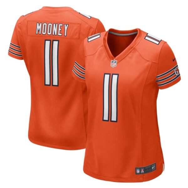 Women's Chicago Bears Darnell Mooney Nike Orange Alternate Game Player Jersey