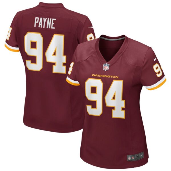 Women's Washington Football Team Daron Payne Nike Burgundy Game Player Jersey