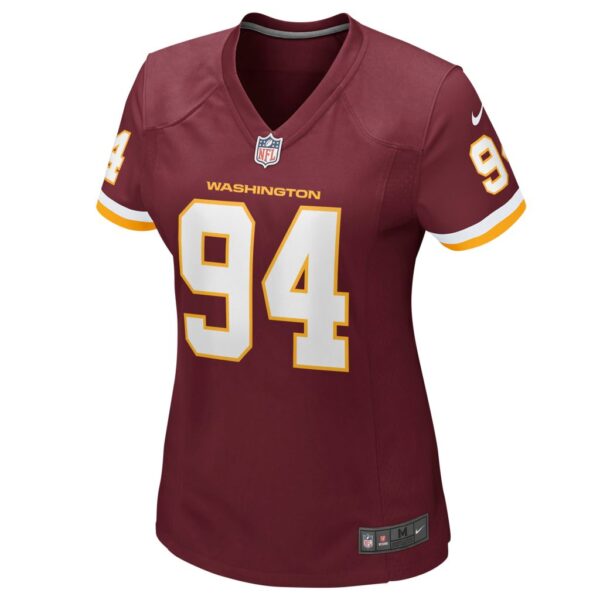 Women's Washington Football Team Daron Payne Nike Burgundy Game Player Jersey