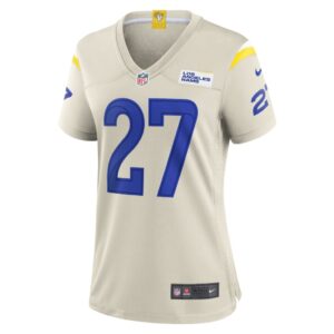 Women's Los Angeles Rams Darrell Henderson Jr. Nike Bone Player Game Jersey