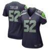 Women's Seattle Seahawks Darrell Taylor Nike College Navy Game Jersey