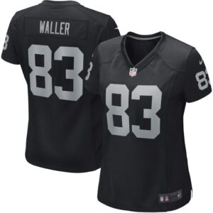 Women's Las Vegas Raiders Darren Waller Nike Black Game Player Jersey