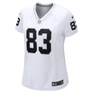 Women's Las Vegas Raiders Darren Waller Nike White Game Jersey