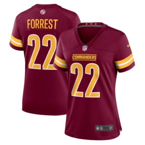 Women's Washington Commanders Darrick Forrest Nike Burgundy Game Player Jersey