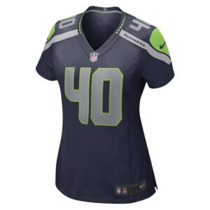 Women's Seattle Seahawks Darryl Johnson Nike College Navy Game Player Jersey